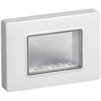 Arke Eikon Plana - soporte con placa de 3 plazas gris IP55