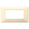 Plana - cream 4-place technopolymer plate