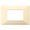 Plana - cream 3-place technopolymer plate