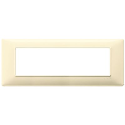 Plana - plato de tecnopolímero crema de 7 plazas