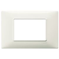 Plana - 3-place ivory technopolymer plate