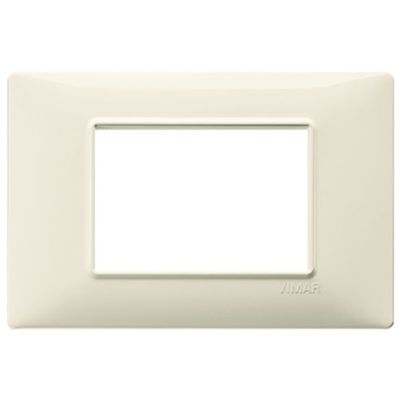 Plana - plaque de recouvrement 3 modules beige