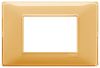 Plana - amber reflex 3-place technopolymer plate