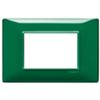 Plana - plaque en technopolymère 3 places reflex émeraude