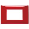 Plana - placa de tecnopolímero de 3 plazas ruby ​​reflex