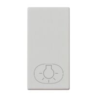 Plana Silver - key cover with light symbol