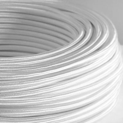 H03 3G0.75 cable covered in white silk - 50 m