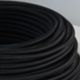 Câble H03 3G0.75 recouvert de soie noire - 50 m