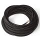 Câble H03 3G0.75 recouvert de soie noire - 50 m