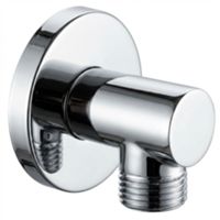 Albertoni L02803 – Conexión de agua para ducha 1/2, cromo pulido