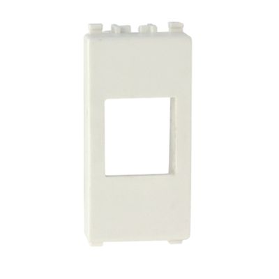 Qubix 2004092 - adattatore Keystone Vimar Eikon Bianco