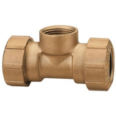 Itap 0350034025 - tee con derivazione ottone 3/4x25 polietilene