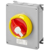 Gewiss GW70434M - Interruptor desconectador giratorio metálico 2P 32A 70 RT HP