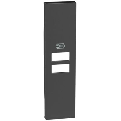 BTicino KG13C Living Now - cover 1M per caricatori USB nero