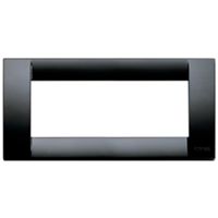 Idea - Classic 5-place black technopolymer plate