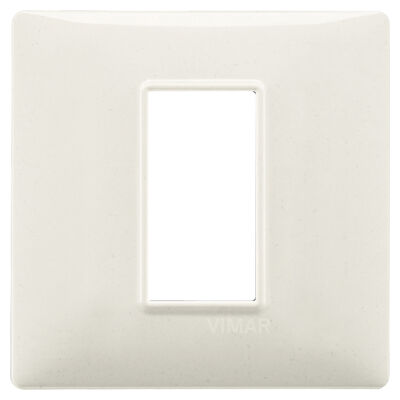 Plana - granite white 1-place technopolymer plate