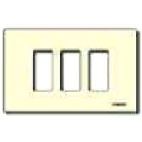 Vimar 08637.A - 3-place ivory plate