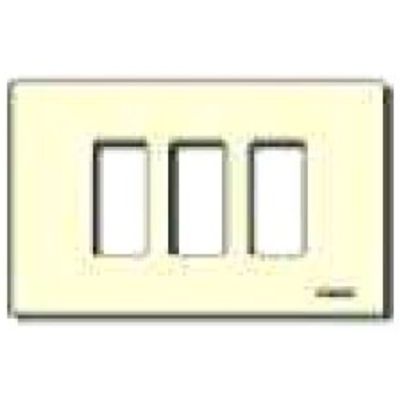 Vimar 08637.A - 3-place ivory plate