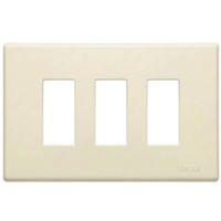 Vimar 08637.A - Plato 3 plazas marfil