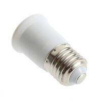 E27 to E27 adapter white