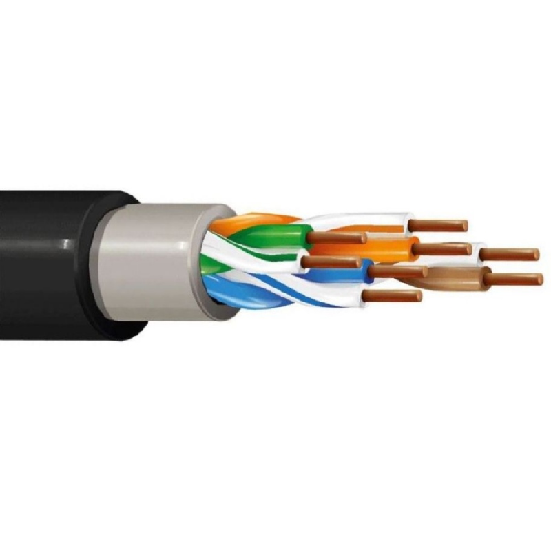 Telephone cable for underground use 2 pairs T26TD