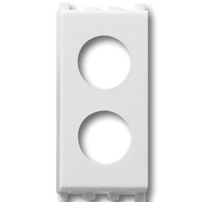 Fracarro 280812 Plana - adattatore VI-PL2  2 prese PDM bianco