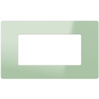 Gewiss GWC25104TMT Pura - Plato matcha 4 módulos