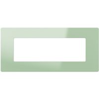 Gewiss GWC25106TMT Pura - Plato matcha 6 módulos