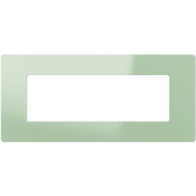 Gewiss GWC25106TMT Pura - Plato matcha 6 módulos