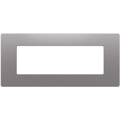 Gewiss GWC25106VFU Pura - placca 6 moduli grigio fumo