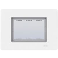 Placa estanca blanca Gewiss GWC25451 Pura - 3 módulos IP55