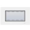 Gewiss GWC25461 Pura - Plaque étanche blanche IP55 à 4 modules