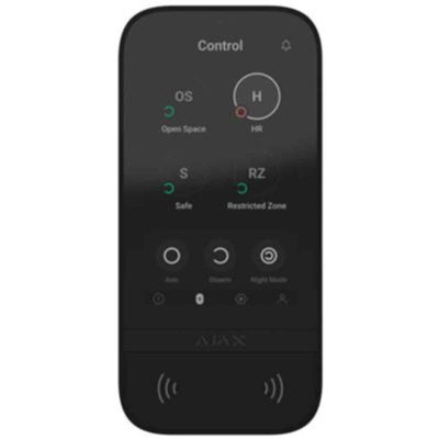 Ajax 58454 Baseline - Teclado táctil KeyPad Jeweler negro