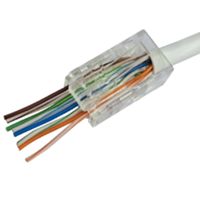 Fracarro 287709 - Conector de paso RJ45 CAT. 6 UTP