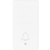 Gewiss GWC20041 Pura - Tapa de llave iluminada para símbolo de campana