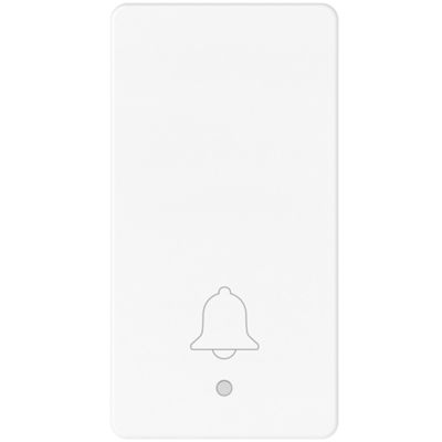 Gewiss GWC20041 Pura - Tapa de llave iluminada para símbolo de campana