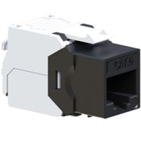 Fracarro 287810 - Conector Keystone RJ45 CAT.6 U/UTP negro