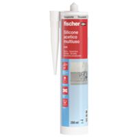 Fischer 9351 - Silicona multiusos transparente de ácido acético SAM TR  280 ml