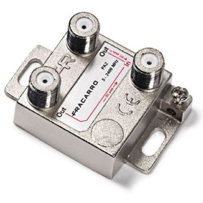 Fracarro 280713 - Distributeur TV 1 sortie 22 dB F connecteur DE1-22