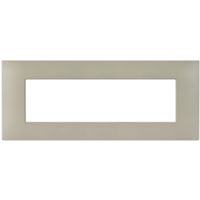 Series 44 - Young 44 plate in 7-seater technopolymer, matt dove grey