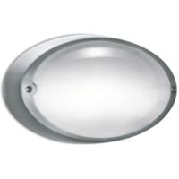 Plafonnier ovale Airy Plus 300 E27 60W gris high-tech Lombardo LB8412G - Airy Plus Oval 300