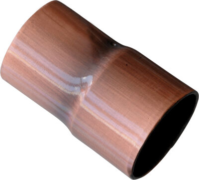 Antique copper - box tube ø 20mm