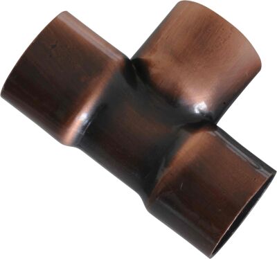 Antique copper - T joint ø 16mm