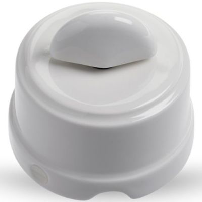 Simplex - desviador de porcelana blanca