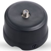 Simplex - toma de TV/satélite de porcelana negra