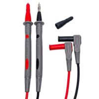 HT Italia HA000765 - par de cables de prueba rojos/negros de 2-4 mm 4324-2