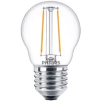 Philips PHILEDLUS25G2 - Lámpara LED esférica E27 2W 230V 2700K