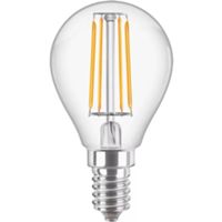 Philips PHILEDLUS4014G2 - Lámpara LED esférica E14 4,3 W 230 V 2700 K