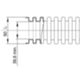 Gewiss DX15150R - 50 mm black corrugated tube with FK15 cable puller
