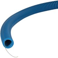 Inset B11536 - Tube ondulé bleu de 25 mm avec tire-câble FMP